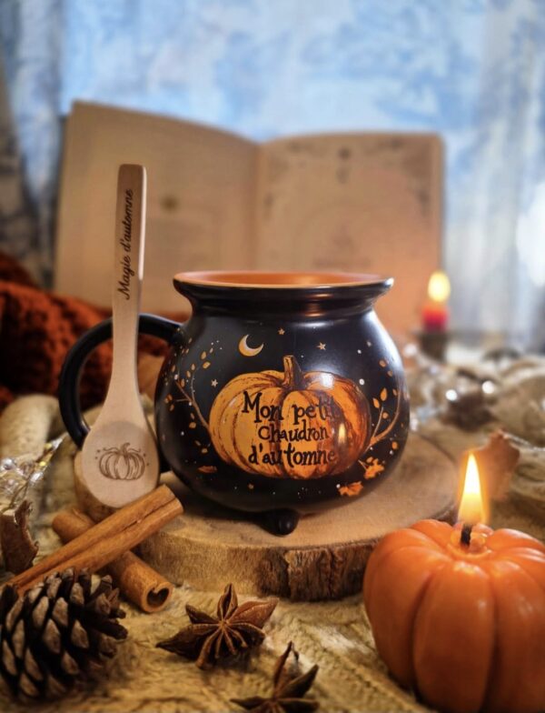 Coffret fertilité- Mug chaudron citrouille d'automne