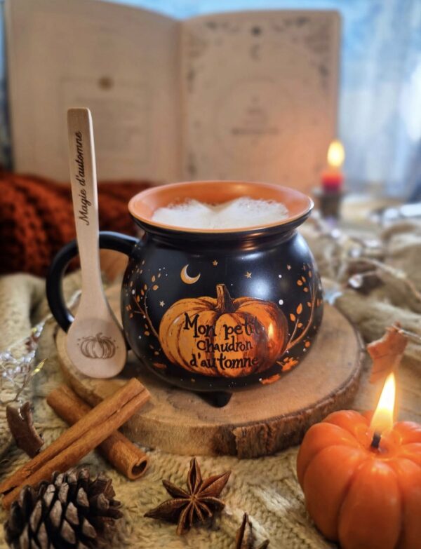Coffret fertilité- Mug chaudron citrouille d'automne