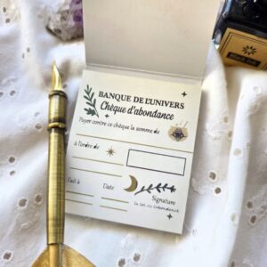 Chéquier d'abondance - Les petits chaudrons