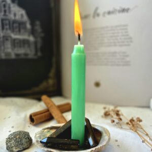 Bougie verte - Les petits chaudrons