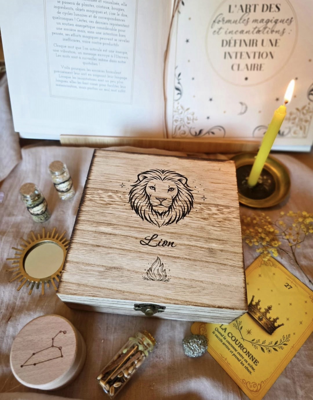 Coffret astro - Lion - Les petits chaudrons